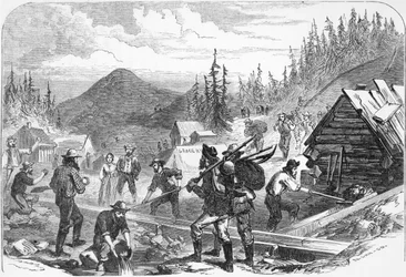 Gregory Goldgräber, Colorado, graviert von G. Orr, Mai 1859